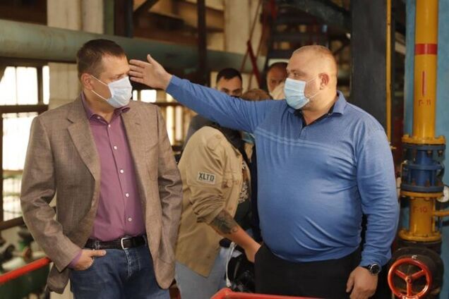 Филатов осмотрел котельные в Днепре. Фото: Днепровская панорама