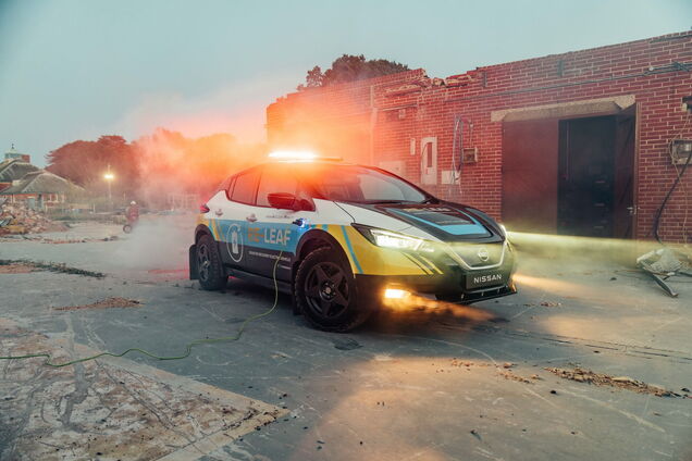 Nissan создал электромобиль Leaf для нужд спасателей