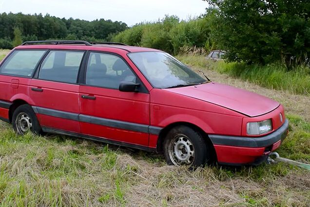 Дизельный VW Passat завелся после 17 лет гниения под открытым небом