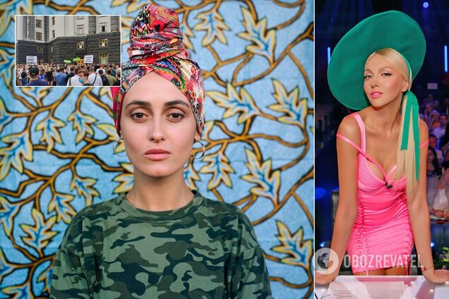 Зірки шоу-бізнесу протестували під стінами Кабміну