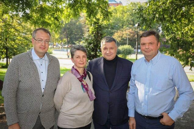 Аваков, Геращенко, мать Маркива – Оксана Максимчук-Маркив и украинский волонтер Олесь Городецкий