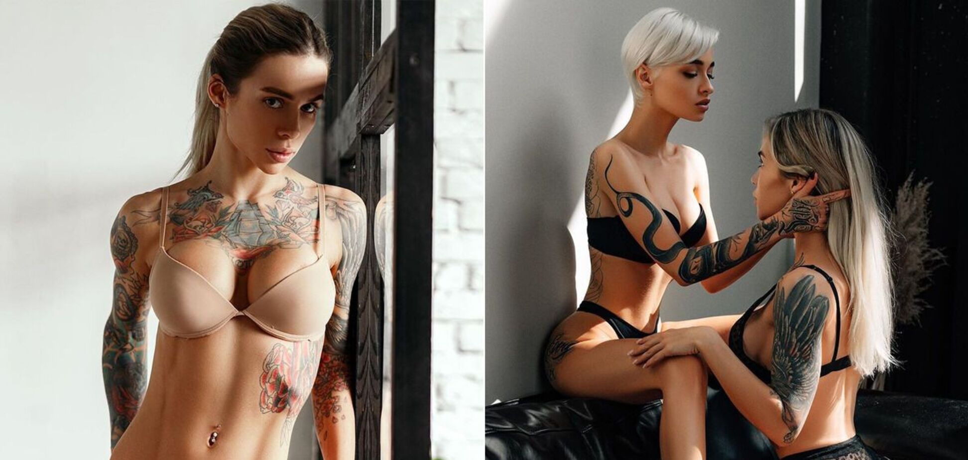 Відома російська фітнес-модель знялася оголеною з подругою в ліжку