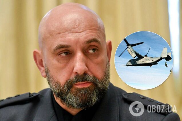 Сергій Кривонос пояснив реакцію Росії на Osprey над Києвом