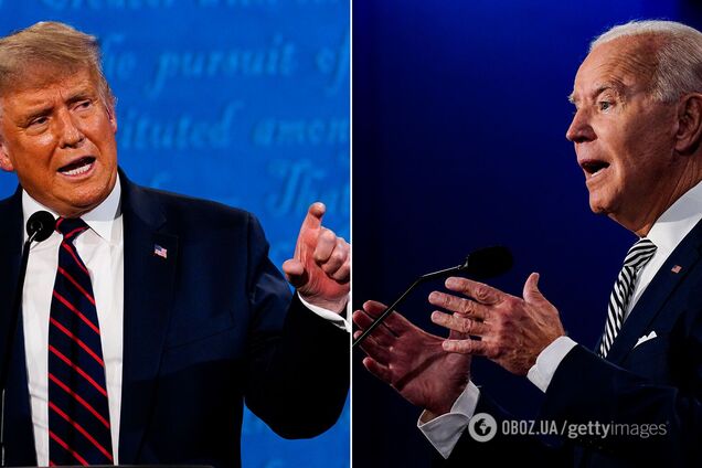 Основные кандидаты в президенты США – Дональд Трамп и Джо Байден