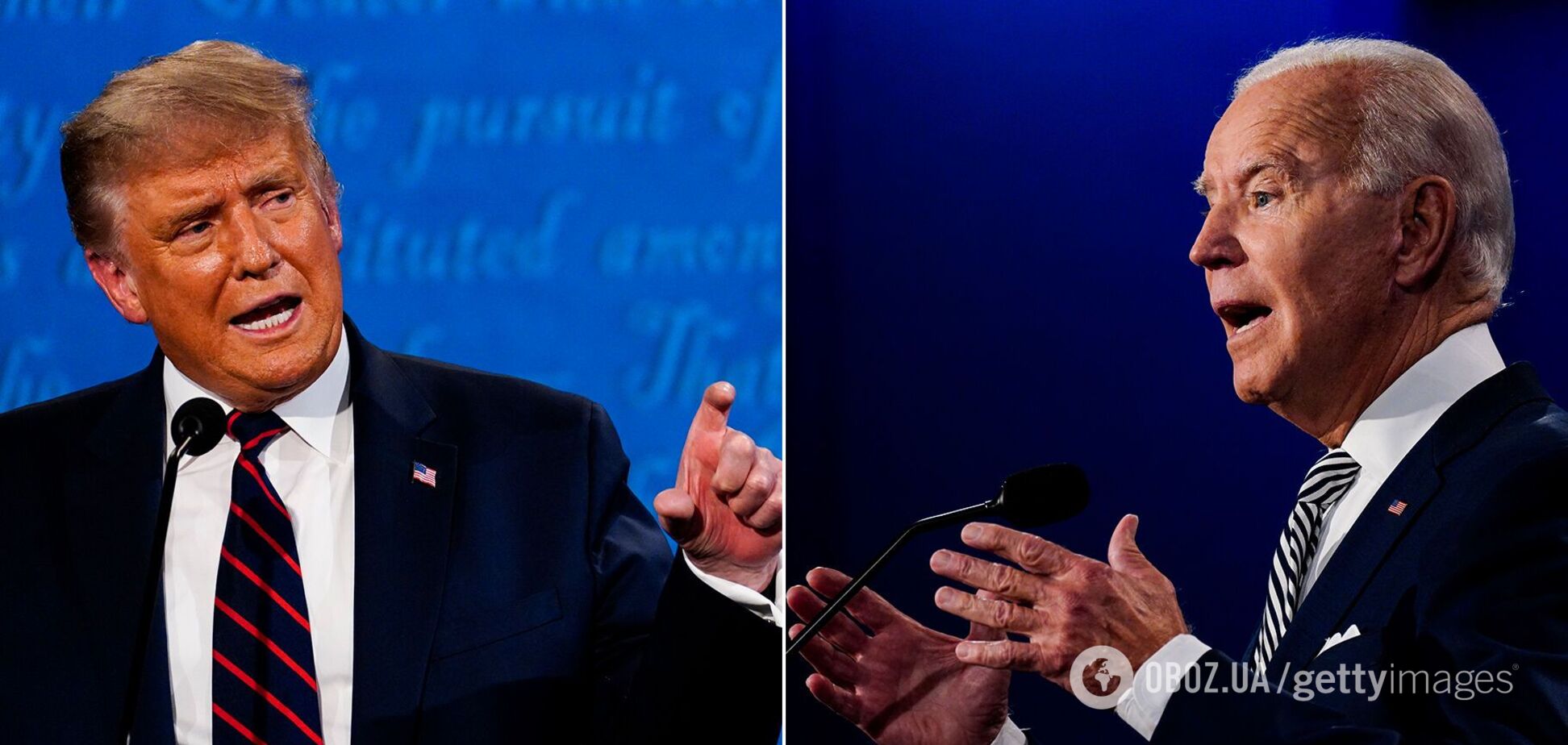 Основные кандидаты в президенты США – Дональд Трамп и Джо Байден