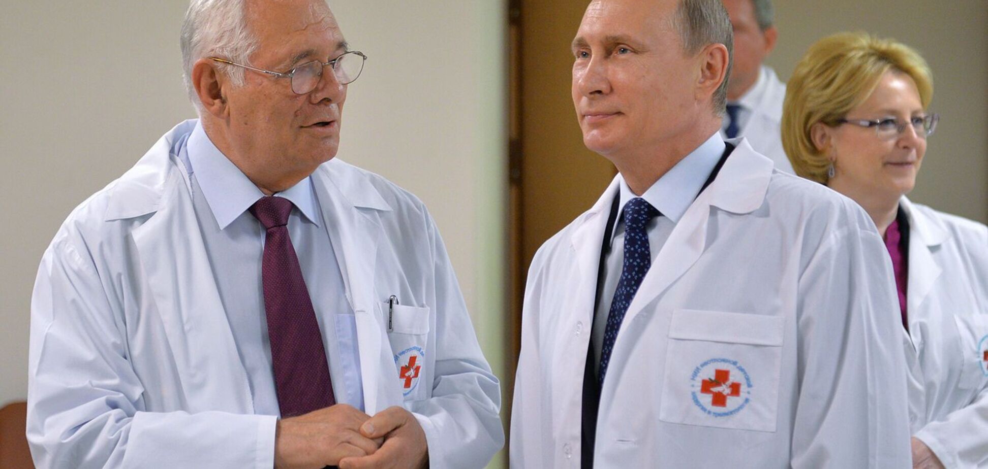 Леонид Рошаль и Владимир Путин