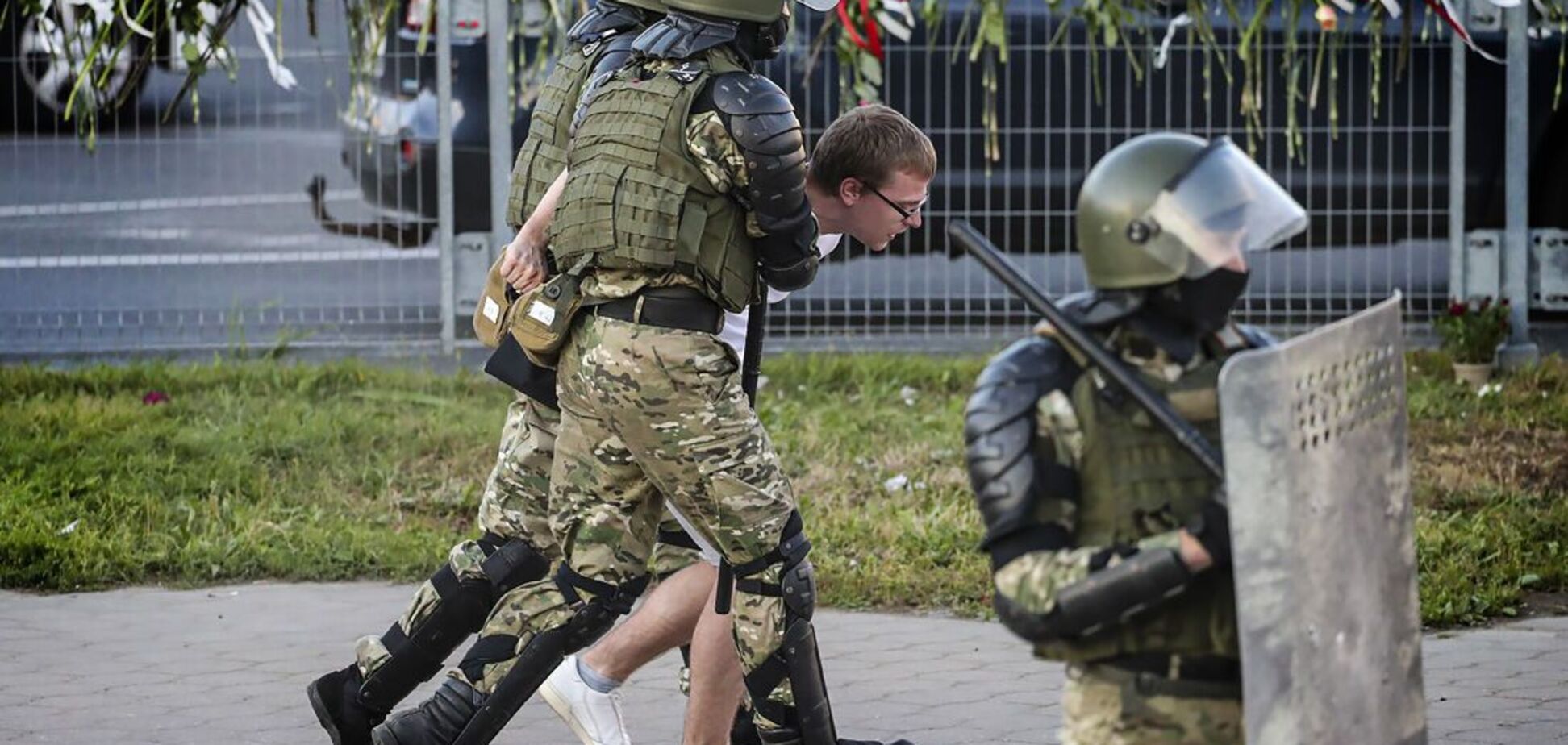 В Минске на акциях протестов задержали 30 человек. Фото: Интерфакс
