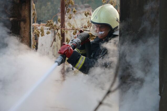 Масштабный пожар в Харьковской области потушили