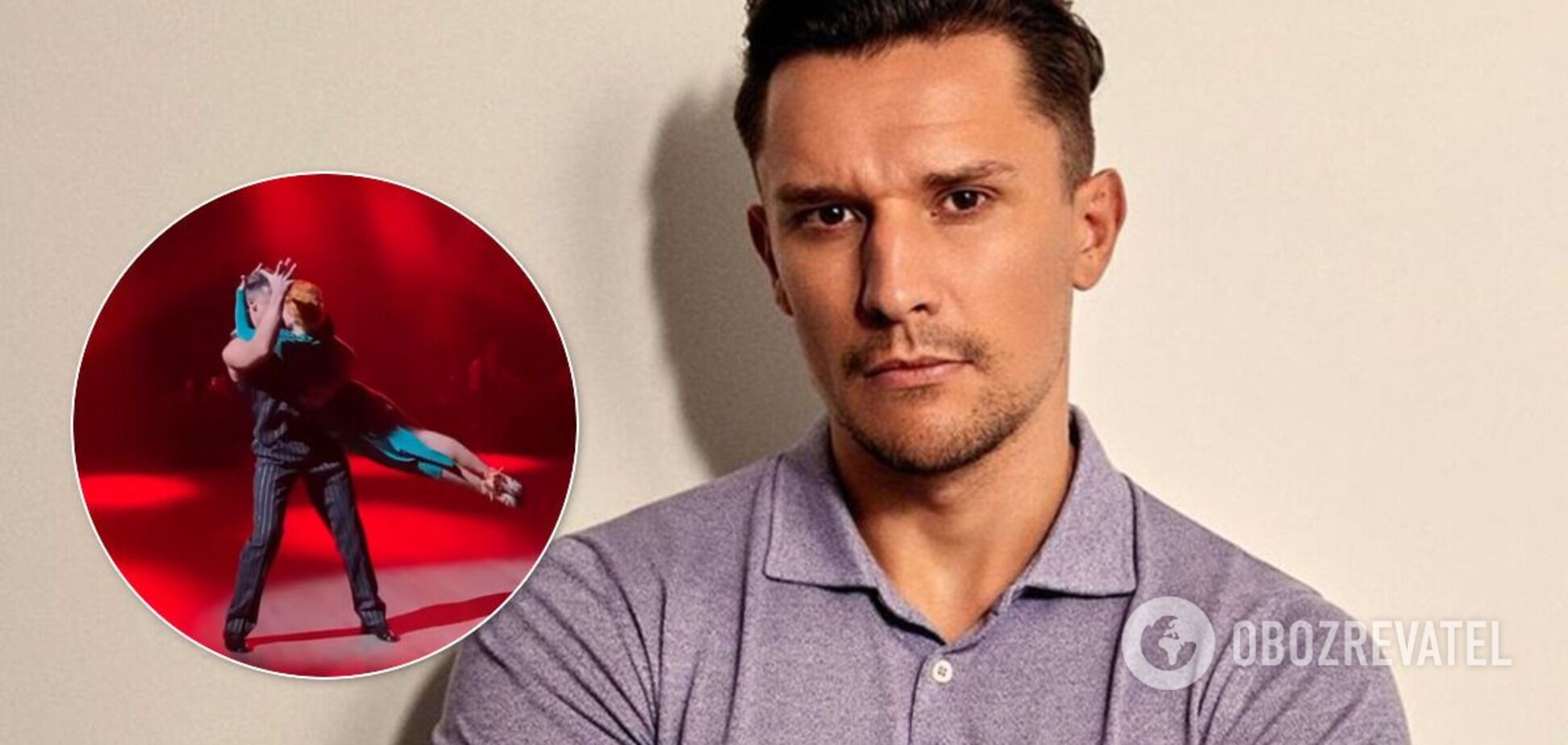 Тарас Цимбалюк ледь не впустив партнерку під час виступу