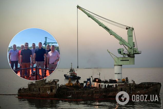 Поднятие танкера Делфи