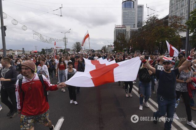 Протесты в Минске