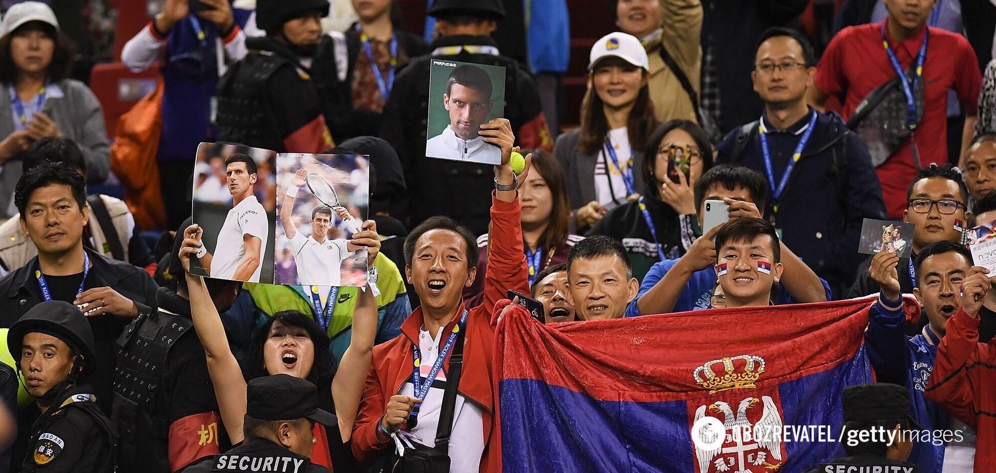 Фанаты Новака Джоковича