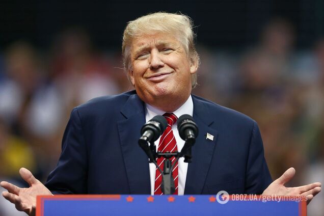 У США створили величезний портрет Трампа з 2020 'залізних пенісів'. Фото