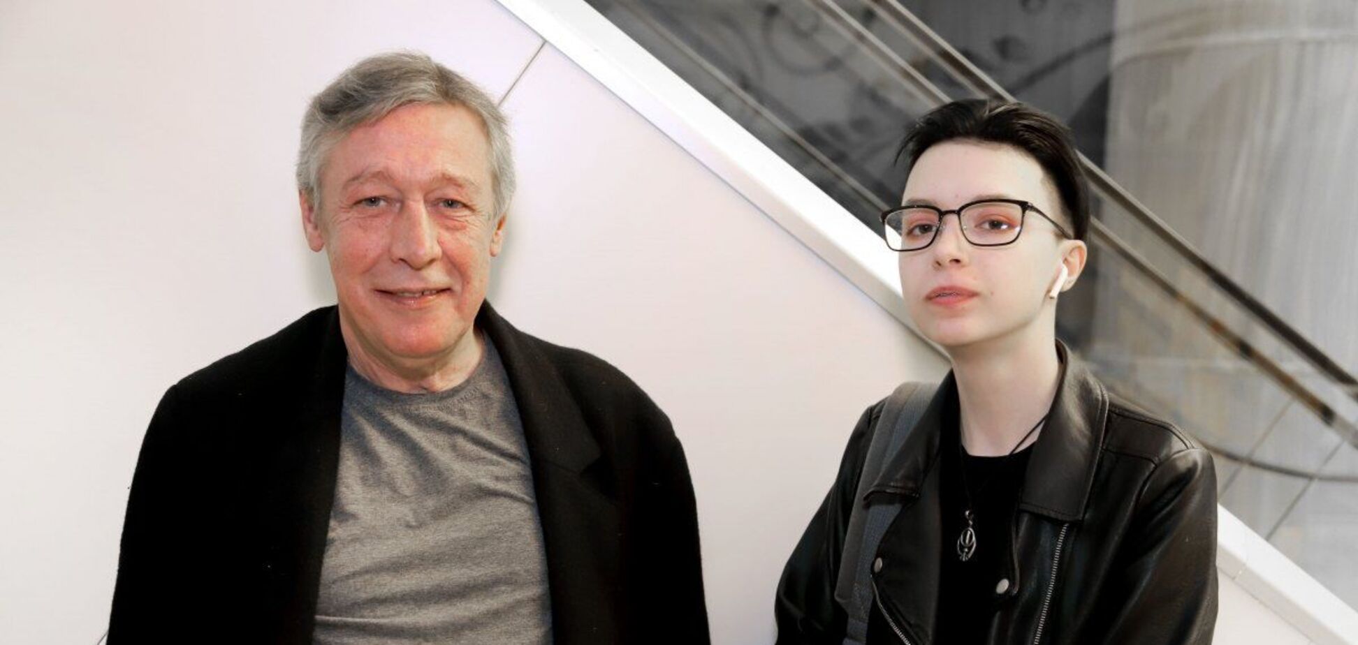 Михаил Ефремов с дочкой Анной-Марией