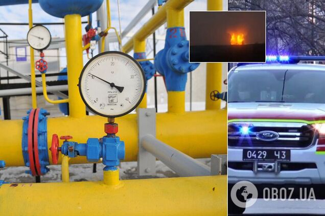 Вибухнув газопровід 'Уренгой-Помари-Ужгород'