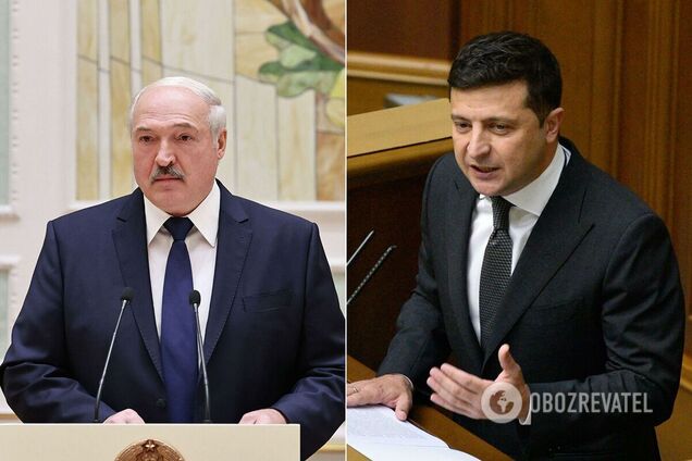 Олександр Лукашенко і Володимир Зеленський