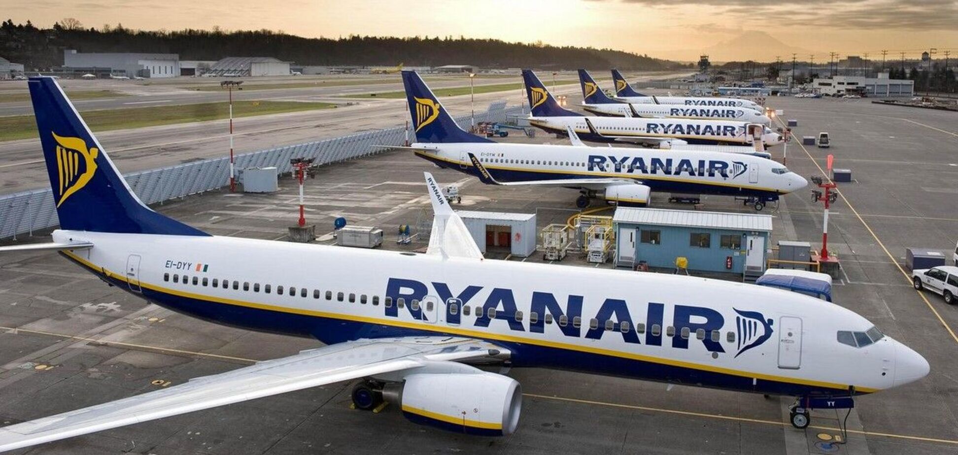 Ryanair скасував частину рейсів з Києва до кінця березня