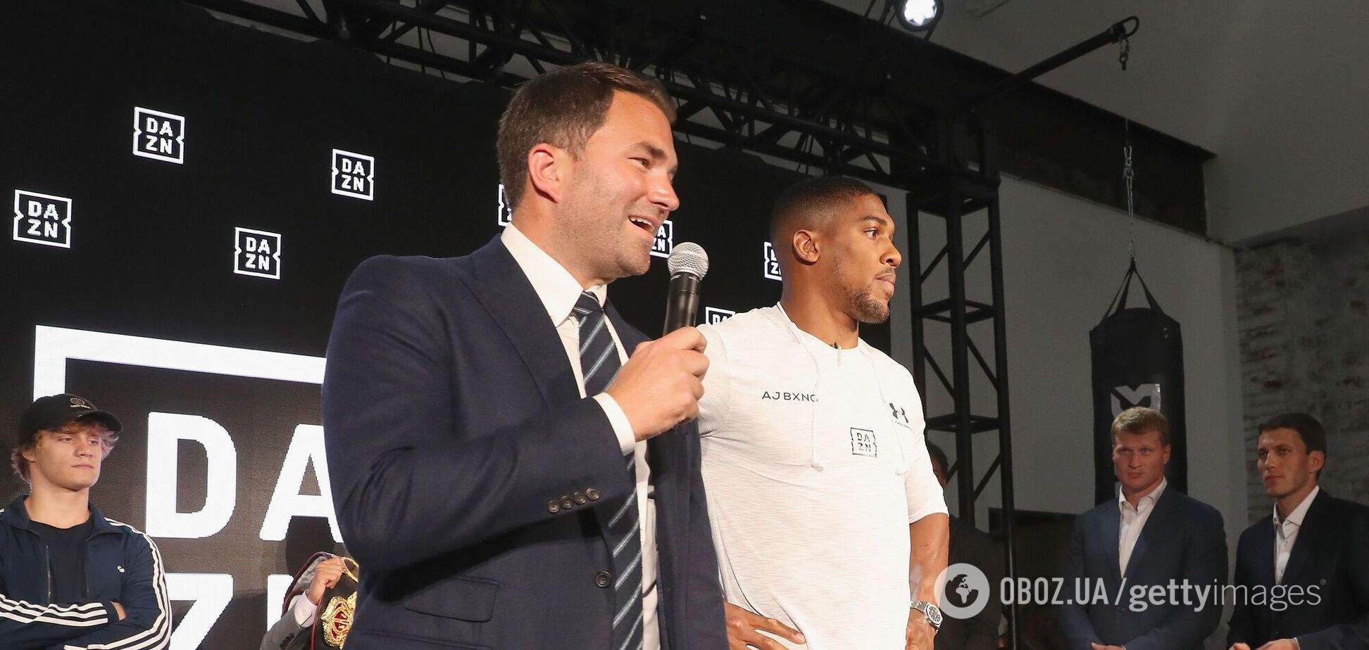 Едді Хірн і Ентоні Джошуа