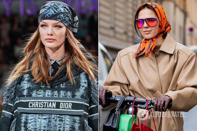 Как красиво носить платок