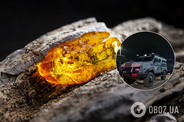 Незаконная добыча янтаря