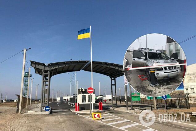 Украинец протаранил КПВВ