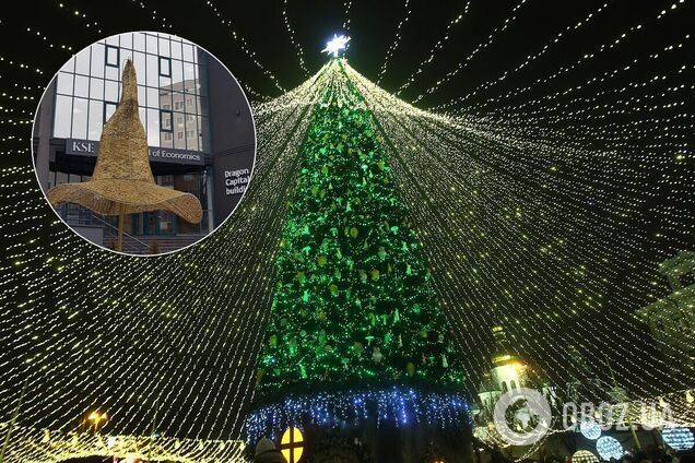 Новогоднее украшение переехало в один из районов города