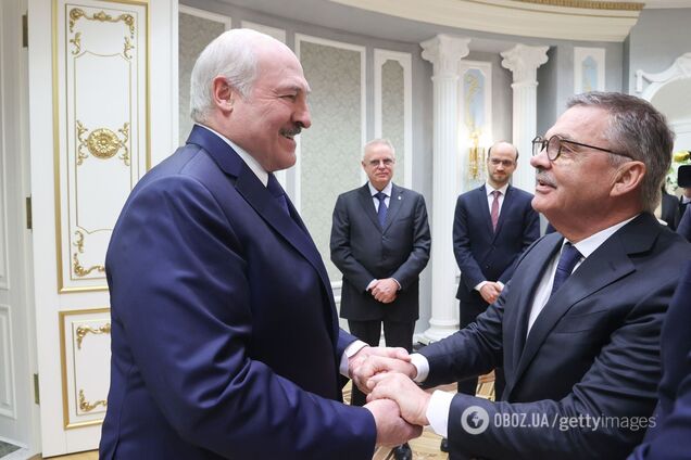 Олександр Лукашенко і Рене Фазель