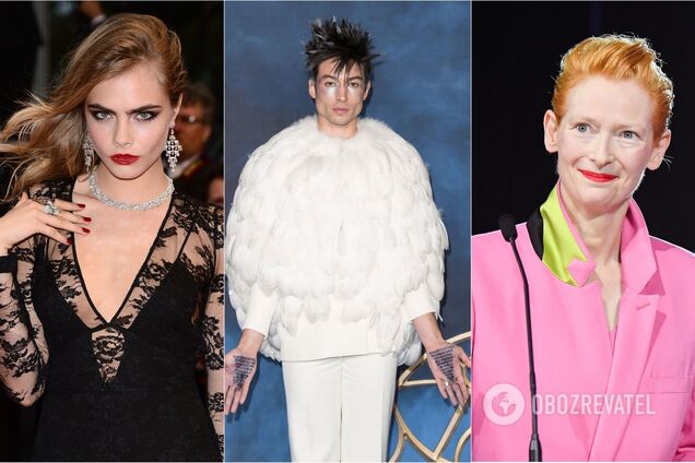 Кара Делевинь, Эзра Миллер, Тильда Суинтон публично признались, что принадлежат к ЛГБТ-сообществу