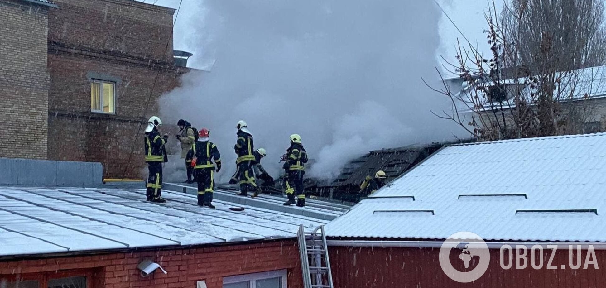 Пожар возник на территории 80 квадратніх метров