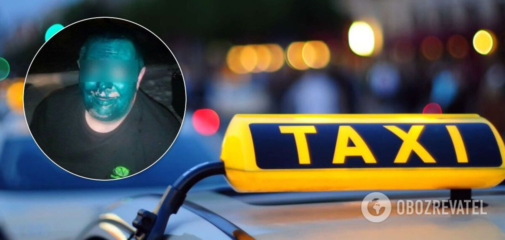 Жителя Каменского облили зеленкой