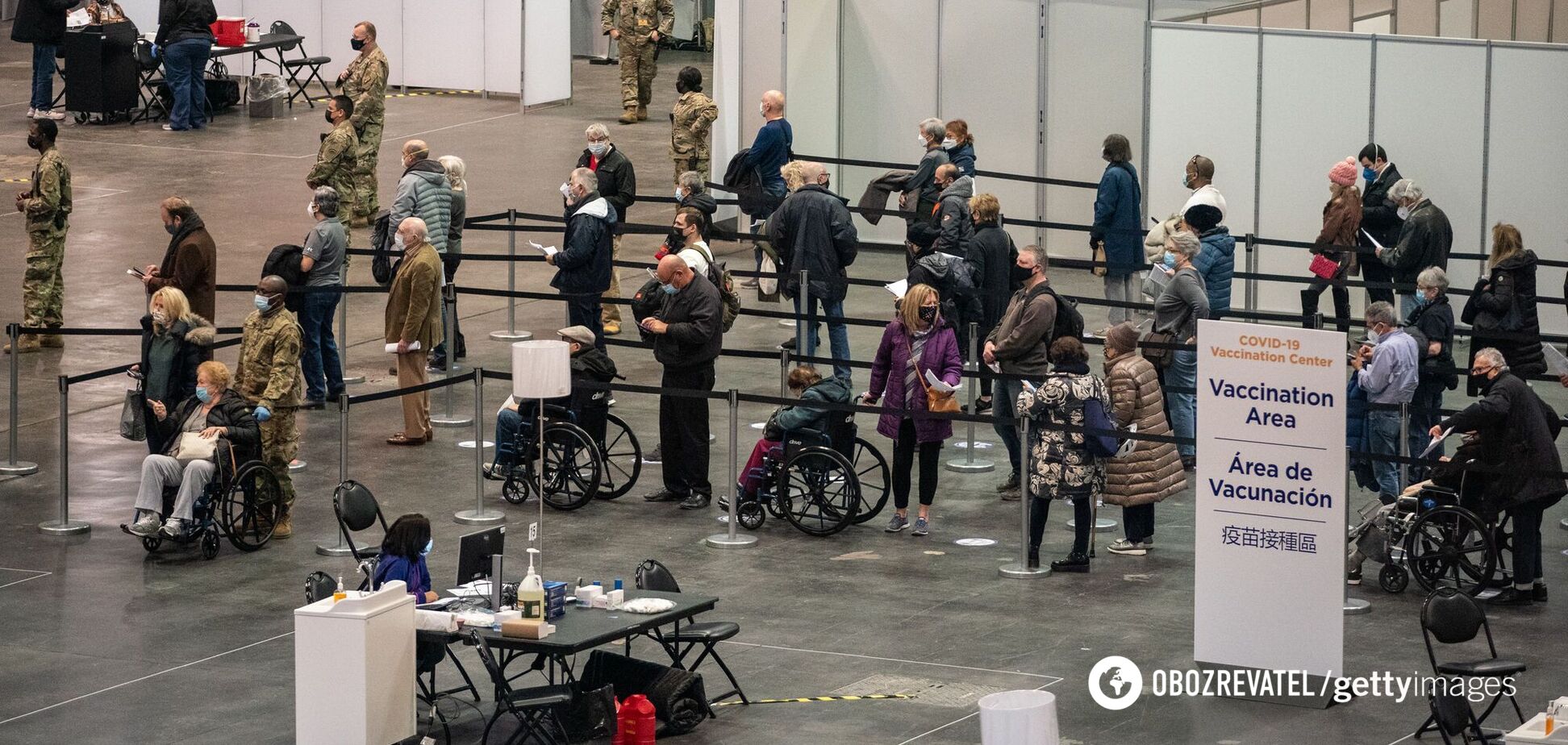 Вакцинация в США