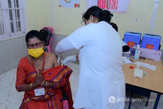 Індія запустила найбільшу в світі програму вакцинації від COVID-19