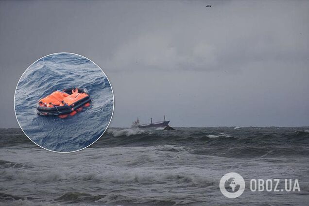 Суховантаж із РФ затонув біля берегів Туреччини