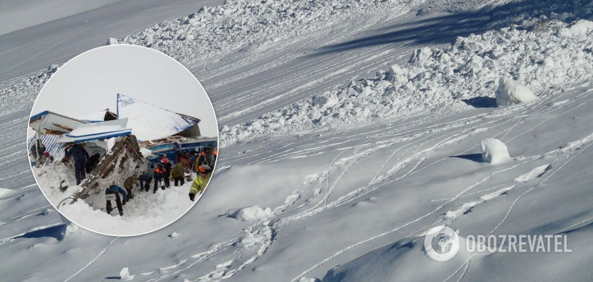 У Росії зійшла лавина