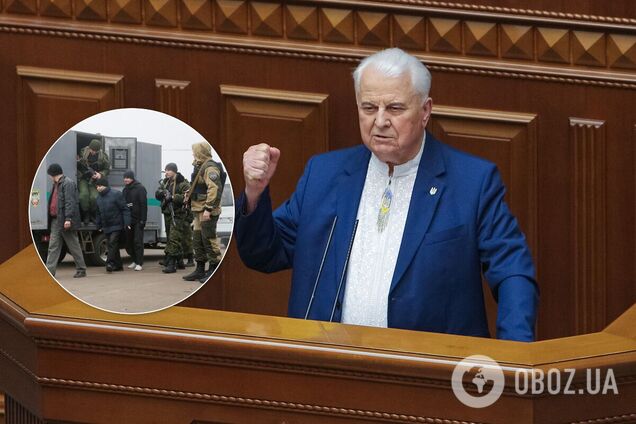 Кравчук назвав спробою тиску односторонню передачу полонених із ОРДЛО