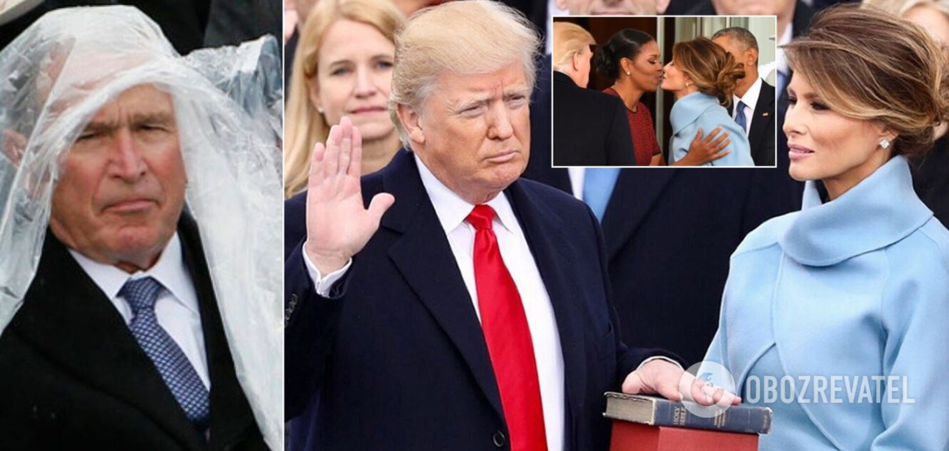 Курьезы во время инаугурации Дональда Трампа