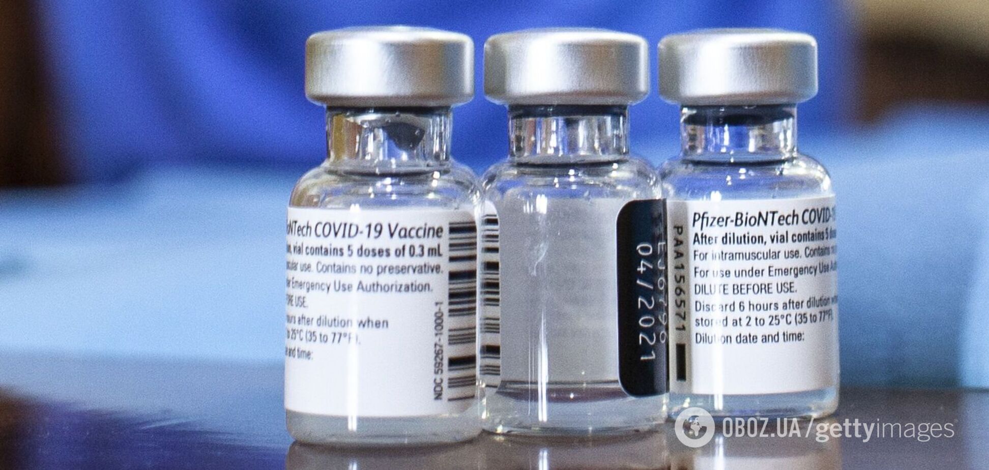 Опубліковано карту вакцинації