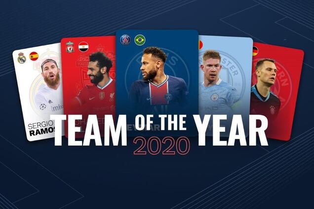 УЄФА вніс п'ять футболістів 'Баварії' до команди 2020 року