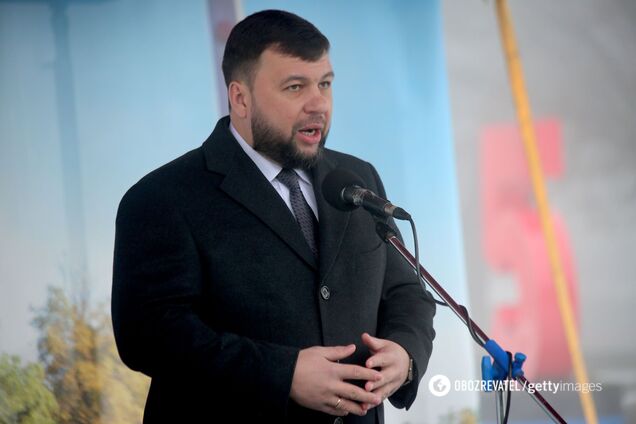 Главарь террористов 'ДНР' Денис Пушилин