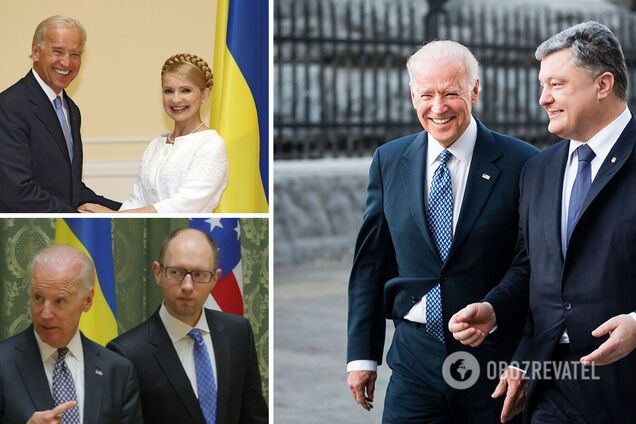 Джо Байден и украинские политики