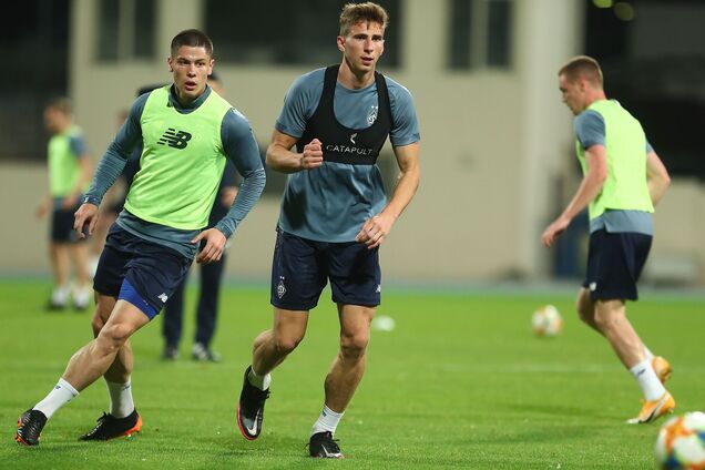 'Динамо' на тренировке