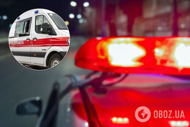 нападение на полицейского в Киеве