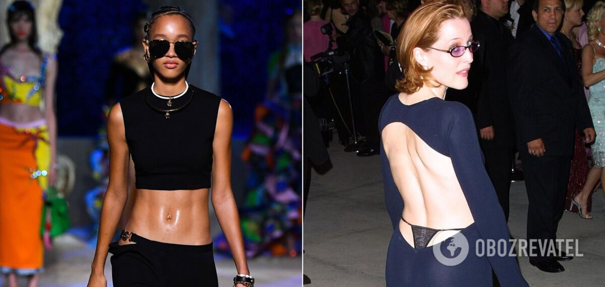 В моду возвращаются торчащие стринги: как их носить. Фото