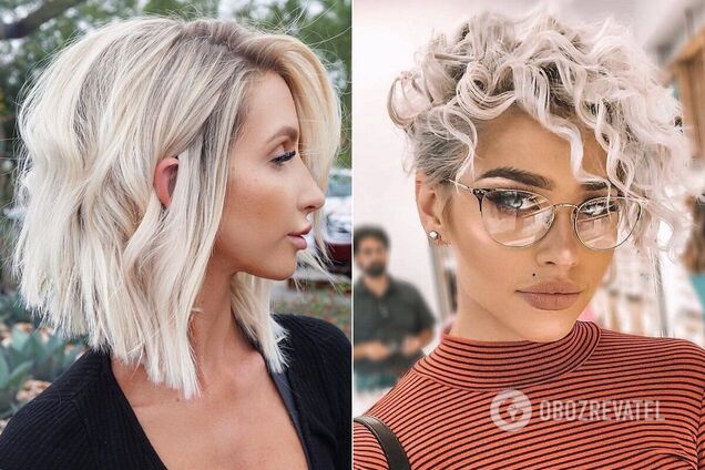 Короткие стрижки для круглого лица