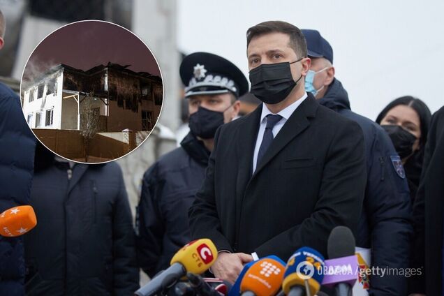 Зеленський – про пожежу в Харкові: не розумію тих, хто здає батьків у такі заклади