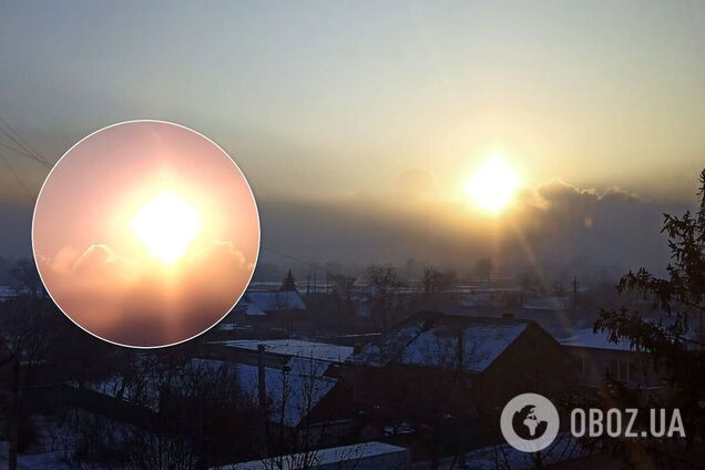 Солнечное гало в Кривом Роге