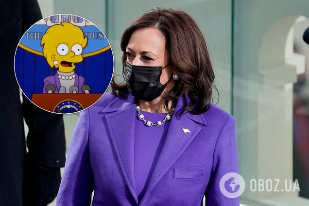 У 'Сімпсонах' передбачили вбрання Гарріс на інавгурації Байдена