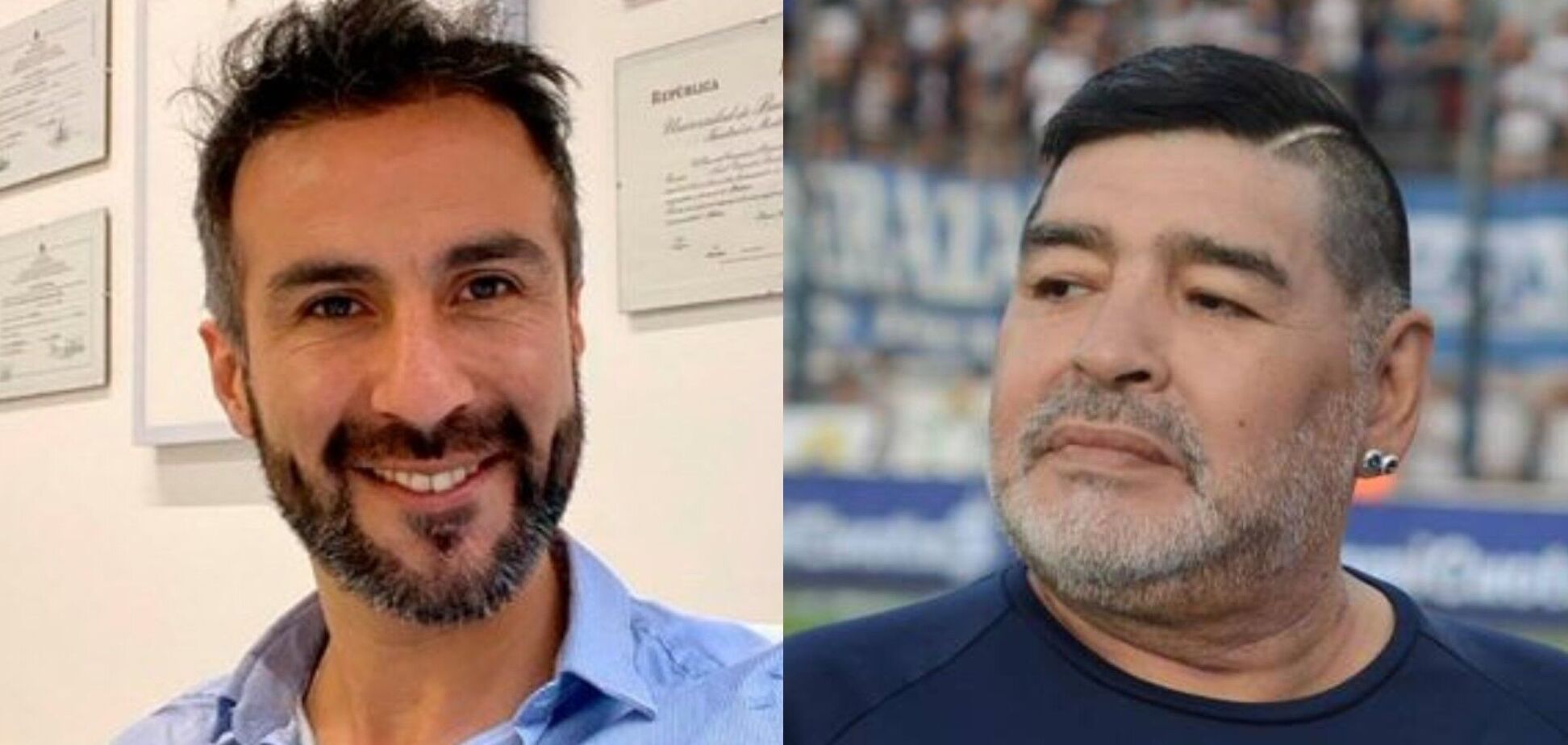 Леопольдо Луке и Диего Марадона