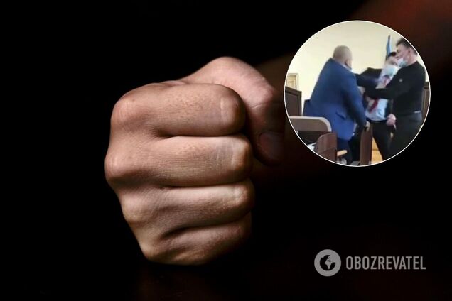 Драка депутатов на Харьковщине