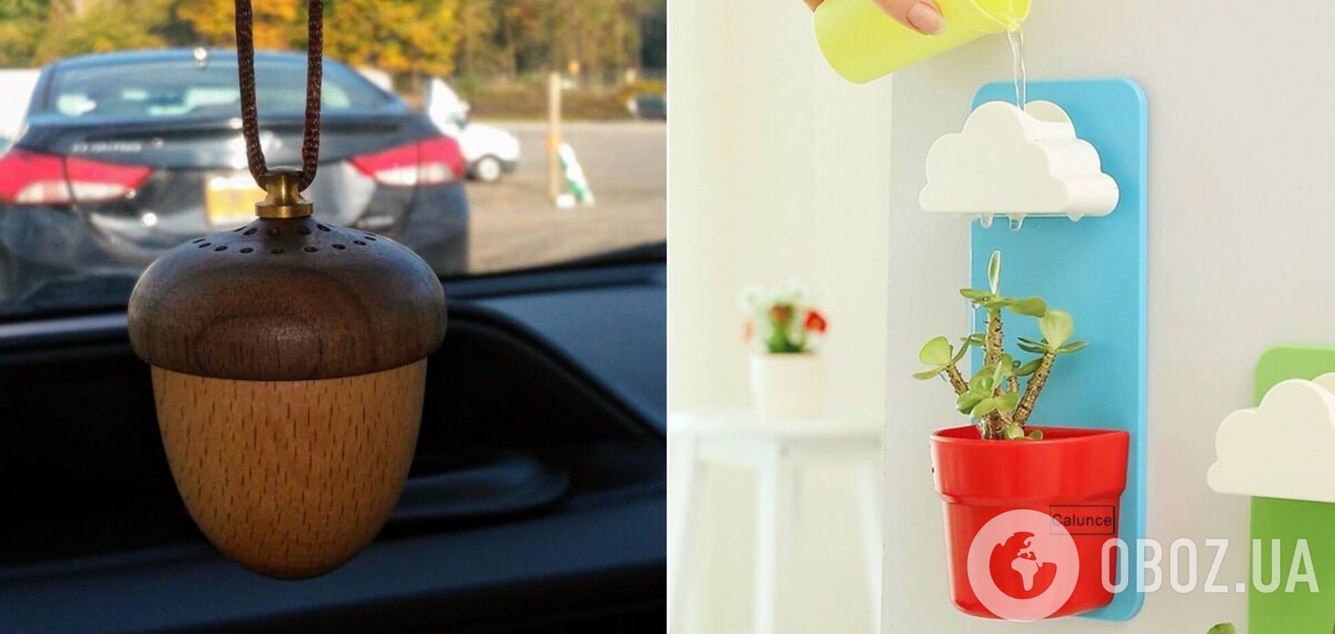 Освежитель воздуха для автомобиля / горшок для полива цветов